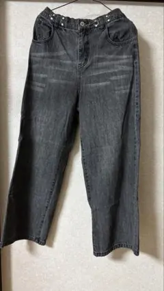 ラブトキシック Lovetoxic 150㎝ ブラックデニム パンツ