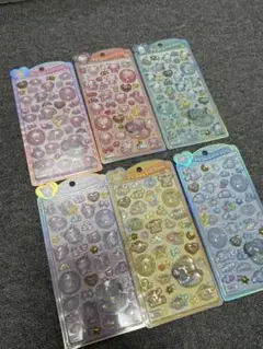 正規品うるちゅるポップシールPOP SEAL 6枚セット サンリオキャラクターズ