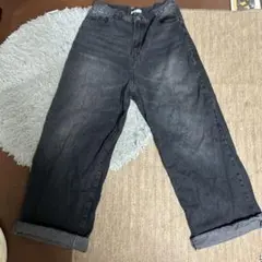 sedacle ブラックデニム　バギーデニム