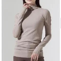 チャコット ノーソーイングニット ハイネック バレエ 社交ダンス 2way リブ