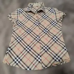 BURBERRY チェック柄 半袖シャツ 10Y/140cm