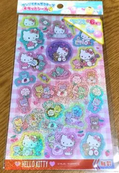 キティちゃん ホログラムシール キラキラシール ステッカー サンリオキャラクター