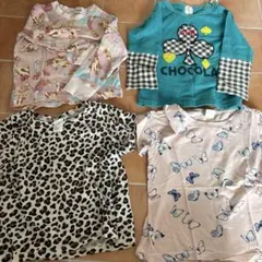 H&M Tシャツ 4枚セット 90cm