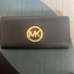 MICHAEL KORS ブラックレザー長財布