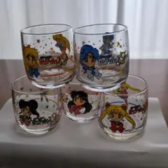 セーラームーン キャラクターグラス 5個セット