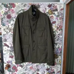 ミリタリースタイル ジャケット オリーブ