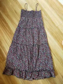 ユニクロ　2wayフラワープリント キャミワンピース　Lサイズ