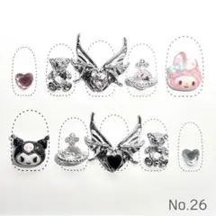 〚26〛クロミちゃん マイメロディ サンリオ ネイルパーツ まとめ売り セット
