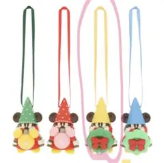 ディズニー　カプセルトイ　クリスマス　2023　リルリンリン　イエロー　黄色