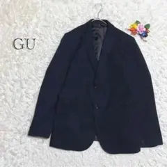 ジーユー　テーラードジャケット　ネイビー　Sサイズ　オフィスカジュアル　通勤