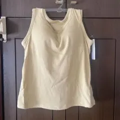 GU ブラフィール リブタンクトップ(A) 3XL イエロー
