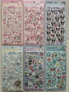 ボンボンドロップシールサンリオ第二弾 正規品6枚セット