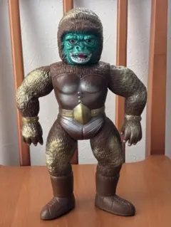 当時物 】マスダヤ 猿人ラー エンジンラー ソフビ スペクトルマン 現状