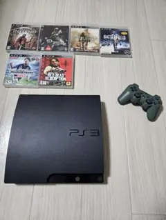 美品 PS3 CECH-3000B 500GB 本体 コントローラとソフト付き
