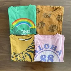 まとめ売り　4点セット　Tシャツ　子供服　キッズ　半袖　夏服　100 110