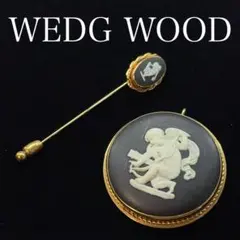 3639 ウェッジウッド ヴィンテージ ブローチセット ゴールドK14GF