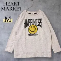 HEART MARKET 長袖トレーナー M グレー スウェット