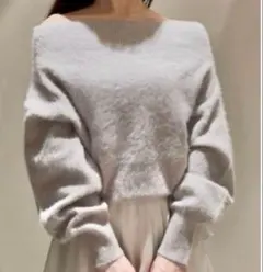 スナイデルフォックスアルパカオフショルプルオーバー