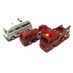 トミカ 3台セット 日産キャラバン 消防車 まとめ売り