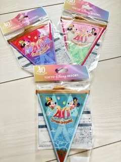 東京ディズニーランド限定‼️ 40周年ドリームガーランド3点セットです♡のサムネイル