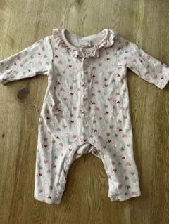 petit main ハート柄ロンパース 70サイズ