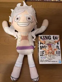 ONE PIECE　ぬいぐるみ　フィギュア　ルフィー　ニカ　ギア5