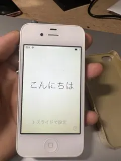 Apple iPhone 4 ホワイト 本体 ジャンク