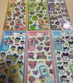 平成ハッピーフォン　たまごっち　6種　6枚セット　国内正規品