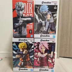 NARUTO Grandista ナルト サクラ サスケ カカシ 4体セット - メルカリ