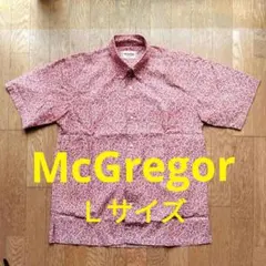 McGregor　半袖シャツ　ボタンダウン　Ｌサイズ　ヴィンテージ　日本製