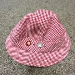 【美品⭐︎送料無料】familiar ファミリア　ベビー帽子　赤