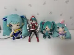 初音ミク ぬいぐるみとフィギュア 4点セット