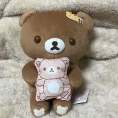 【タグ付き】リラックマ☆チャイロイコグマのぎゅ〜っとぬいぐるみ　XL