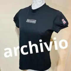 未使用級　archivio アルチビオ　モックネック　ストレッチ　ブラックのサムネイル