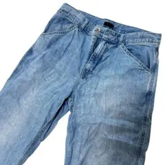 【美品】UNIQLO ユニクロ ワイドフィットテーパードジーンズ 32