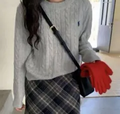 即完売品 SHEIN ケーブルニット ニット