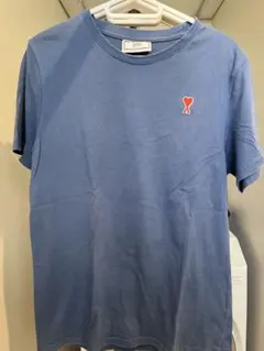ami ブルー Tシャツ Sサイズ ハート刺繍のサムネイル
