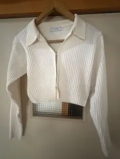 PAGE BOY リブ編みトップス