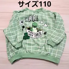 トイ・ストーリーREXプリント トレーナー サイズ110