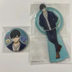 ブルーロック ブルロ　アクリルスタンド 缶バッジ 糸師凛showtime!!