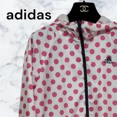 adidas アディダス　レディース　パーカー　ウインドブレーカー　L ピンク