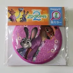 I賞 缶ミラー ジュディ&ニック Happyくじ ズートピア2