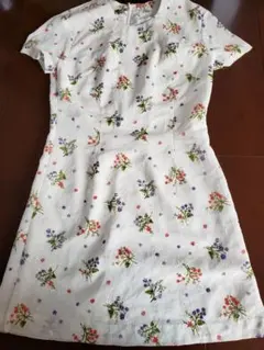 刺繍　花柄ワンピース　チュニック