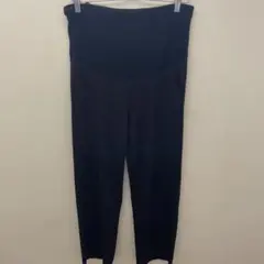 マタニティ　ブラック ハイウエスト レギンス 2ポケット　Lサイズ