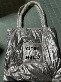 CITEN シルバー トートバッグ