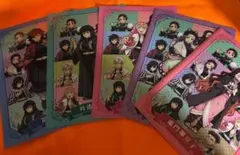 鬼滅の刃　牛角コラボ　クリアファイル　5枚セット