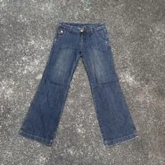 archive ブーツカットデニム・フレアデニム ダークブルー