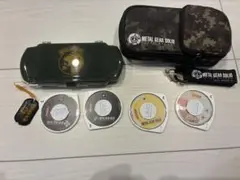 PSP3000本体　メタルギアソリッドアクセサリーアイテム付き　オマケソフト付き