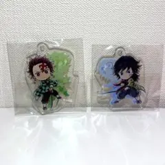 一番くじ鬼滅の刃雷の兄弟 F賞きゅんキャラアクリルチャーム 竈門炭治郎 冨岡義勇