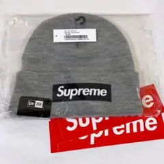 Supreme New Era Box Logo Beanie 25FW Gry